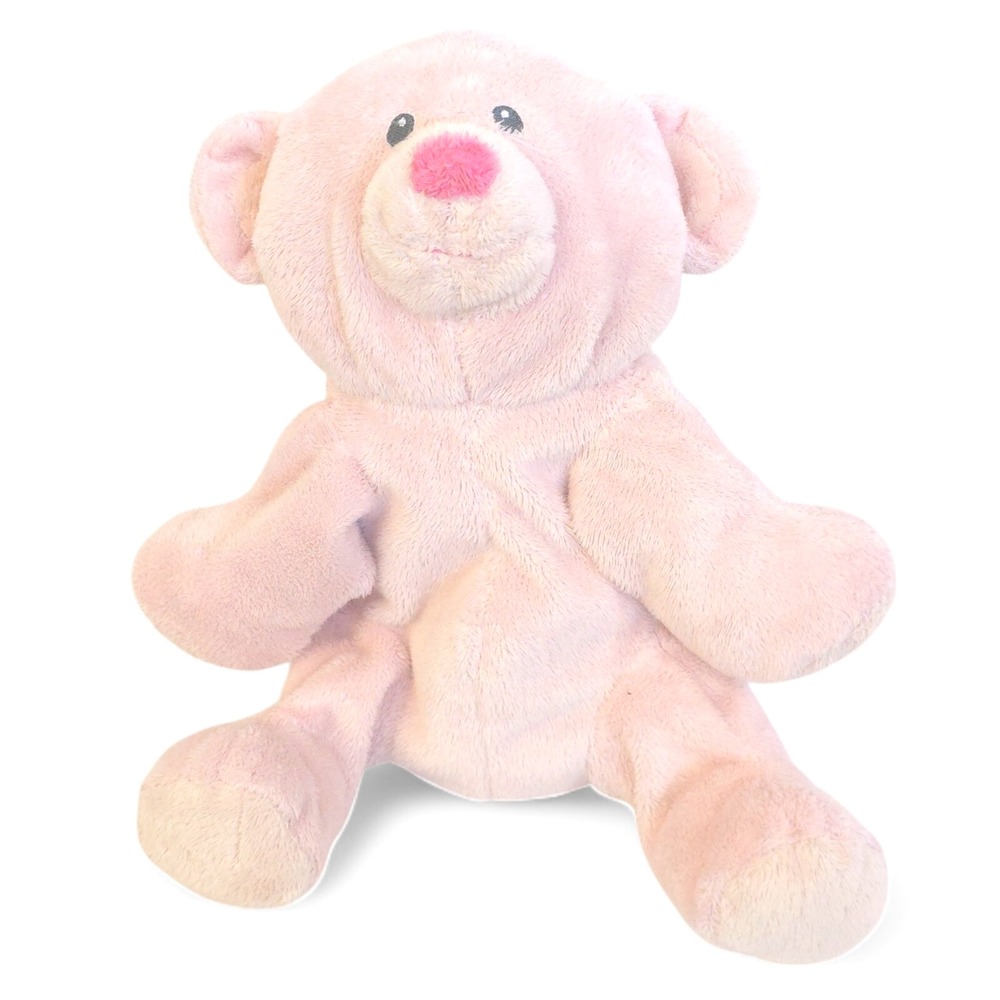 Ty Pluffies Pudder Pink Bear Teddy TyLux Bean Plush Stuffed Animal Toy No Tags